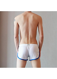 Quần ngủ nam lưới sexy thoáng mát có miếng lót nâng đỡ bên trong