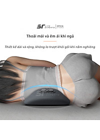 Gối Kê Lưng Massage Túi Khí Kéo Dãn,Tích Hợp Chườm Nóng Công Thái Học, Giảm Đau Cột Sống - Sairui