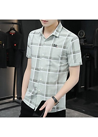 Áo Sơ Mi Nam Ngắn Tay Caro MR3 Thời Trang Cao Cấp PONIVA Chất Vải Cao Cấp Mềm Mại Thấm Hút Mồ Hôi Tốt