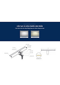 Đèn LED chiếu gương cảm biến 8w chính hãng Rạng Đông Model: G04.PIR 8W