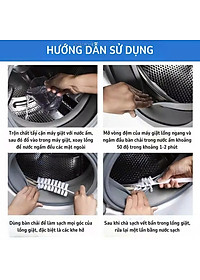 Bàn Chải Vệ Sinh Máy Giặt Tay Cầm Dài Bằng Nhựa Có Thể Gập Lại Đa Năng (Trắng)