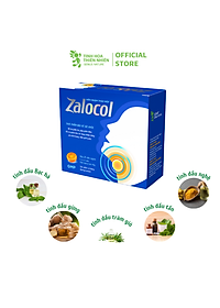 Viên ngậm ho thảo mộc Zalocol  Hỗ trợ giảm đờm, đau rát họng, khản tiếng (Hộp 20 viên) - Genat - Giao 2H HCM