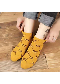 [T12] Sét 5 đôi tất nữ Hàn Quốc Choobe cổ ngắn len gân tăm lười thấp vintage cao cấp thời trang