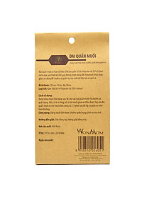 Đai quấn muối vải cotton siêu bền, có dây kéo, dùng đựng muối quấn bụng Wonmom