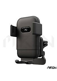 Giá Đỡ Điện Thoại Ô Tô Xe Hơi Cảm Ứng Thông Minh – Hỗ Trợ Sạc Không Dây Qi – Xoay Chuyển Ngang Dọc – Tặng Kèm Đế Hít Tiện Lợi – Hàng Chính Hãng. 