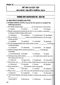 Tổng Tập Đề Thi Olympic 30 Tháng 4 Môn Tiếng Anh Lớp 11 - HA