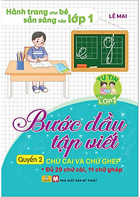 Combo 2 cuốn Bước đầu tập viết
