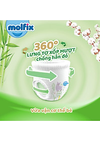 Tã/bỉm quần Molfix Thiên nhiên Jumbo L (9kg - 13kg) - Gói 36+6 miếng