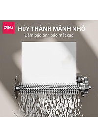 Máy Hủy Tài Liệu 16L Cao Cấp Deli - Máy Huỷ Giấy 16 Lít Phù Hợp Cho Bảo Mật Giấy Tờ Trong Doanh Nghiệp, Văn Phòng, Nhà Trường - Hàng Chính Hãng - ET051