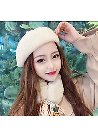Mũ beret nón len bere nữ thời trang Hàn Quốc mới dona21111216