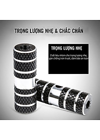 Bộ 2 Ty Gác Chân Sau Xe Đạp Chất Liệu Nhôm (đường kính lỗ 1cm) cho xe đạp MTB, xe địa hình chống trượt, chắc chắn Mai Lee
