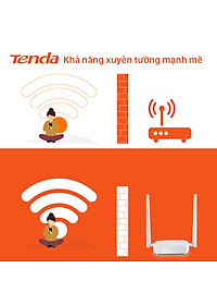 Thiết bị phát Wifi Tenda N301 Chuẩn N 300Mbps - Hàng Chính Hãng