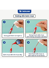 Hộp 10 Bút Lông Dầu Thiên Long PM-09