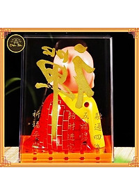 Tượng phật tụng kinh- chú tiểu gõ mõ tụng kinh để taplo trang trí xe hơi ô tô dùng năng lượng mặt trời