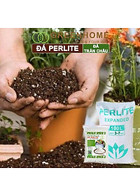 Đá Perlite Greenhome, Bao 300gr, Trồng Hồng, Thuỷ Canh, Giá Thể Trân Châu Giàu Khoáng Chất, Tăng Độ Tơi Xốp