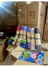 Thảm Tập Yoga Định Tuyến và loại trơn TPE Chống Trượt 6mm và 8mm