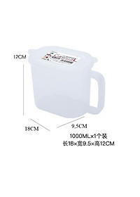 Hộp bảo quản thực phẩm có tay cầm 1000ml - Hàng nội địa Nhật Bản