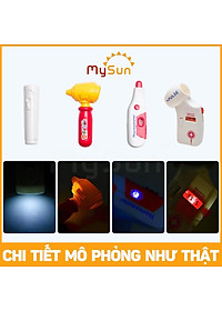 Bộ đồ chơi bác sĩ sỹ cho bé gái trai khám bệnh răng nha khoa cao cấp - Áo bác sĩ y tá hướng nghiệp MySun