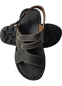 GIày Sandal Nam Da Bò BIGGBEN Cao Cấp SD105