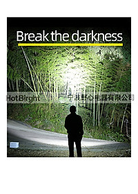 Đèn pin siêu sáng P70 độ sáng 1500lumen chống nước vỏ nhôm tản nhiệt có thể sạc tuổi thọ pin dài dung lượng lớn 5000mah