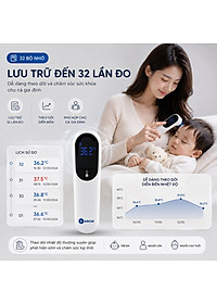 Máy Đo Nhiệt Kế Kachi JXB-315 Cảm Biến Hồng Ngoại có chứng nhận FDA Mỹ
