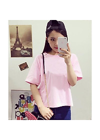 Áo Thun Tay Lỡ Trơn Nhiều Màu Vải Dày Không Xù Lông.