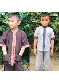 Đồ Lam Đi Chùa # Mẫu Lãnh Tụ Cho Bé iu # Quần Áo Bé # Đồ Bộ Trai Gái