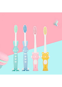 Set 4 Bàn Chải Hình Thú Ngộ Nghĩnh Cho Bé Chuẩn Nhật - Hàng Chính Hãng MINIIN