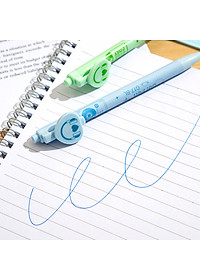 [Sơn Tùng M-TP Collection] Bút Bi Nước Mực Gel Bấm Ngòi 0.5 Nhanh Khô Siêu Mướt Nhiều Mực BST Limited Deli - Viết Bi Học Sinh Văn Phòng - EG17-BL