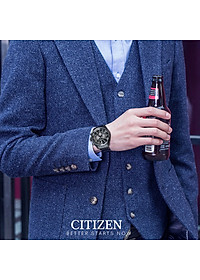 Đồng Hồ Nam Citizen Dây Thép Không Gỉ CA4335-88E - Mặt Đen