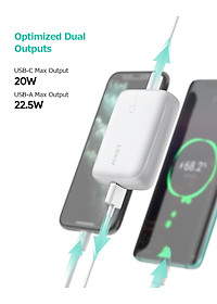 Pin sạc dự phòng Aukey PB-N83S 20W PD 10.000mAh, hàng chính hãng
