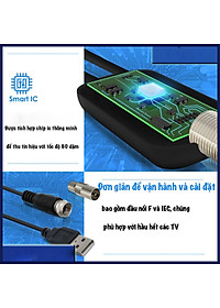 Ăng Ten Tivi Kỹ Thuật Số Mặt Đất, Anten Thu Sóng Tín Hiệu Kỹ Thuật Số, Ăng Ten Tv Khuếch Đại Tín Hiệu Kỹ Thuật Số Trong Nhà, Ang Ten Bắt Tín Hiệu Kỹ Thuật Số Tại Nhà, Anten DVB-T2 4k 1080P Dễ Sử Dụng