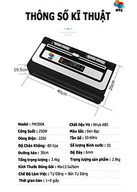 Máy hút chân không VS-86 hút mọi loại túi, tích hợp hàn thông minh, hút khô và hút ướt dễ dàng với 2 bình nước thải, sử dụng 2 motor hút mạnh mẽ, hút và thổi phồng tiện lợi, hàng chính hãng