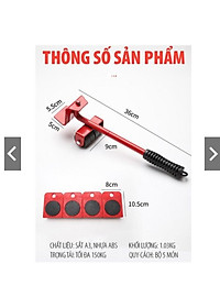 Dụng Cụ Bánh Xe Nâng Đỡ -Di Chuyển Vật Nặng Đa Nâng