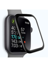 Miếng dán cường lực 3D Nillin AW+ Cho Apple Watch 44mm (Chống va đập, Độ nét Full HD, chống vân tay) - Hàng chính hãng