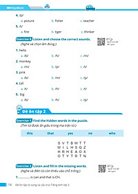 Đề Ôn Tập Từ Vựng Và Cấu Trúc Tiếng Anh Lớp 3