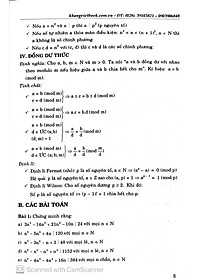 Chuyên đề bồi dưỡng học sinh khá, giỏi Toán THCS Phần Số Học  