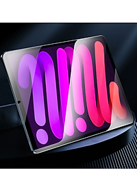 Dán cường lực dành cho iPad Mini 7 hiệu Greencase chống xước chống vỡ - Hàng nhập khẩu 