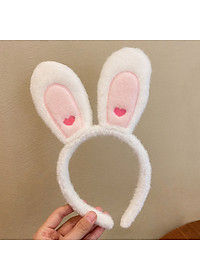 Cài tóc tai thỏ trắng cài tóc thời trang cài tóc làm đẹp cài tóc live stream cài tóc sang trọng