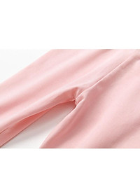 Quần legging dài cho bé gái Easy Baby họa tiết nơ, chất cotton thoáng mát cho bé từ 12-24kg (SL-037G)