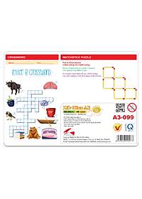 Xếp hình Tia Sáng Baby Bus 2 (48 Mảnh Ghép) - Tặng kèm câu đố mặt sau cho bé