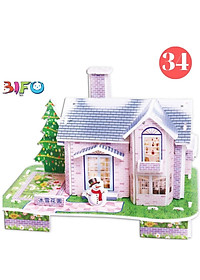 Đồ chơi lắp ghép mô hình giấy thông minh Ngôi nhà mơ ước