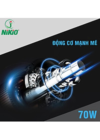 Súng (Máy) Massage Cầm Tay Nikio NK-170B - 6 Đầu Matxa, 5 Chế Độ, 6 Tốc Độ Mát Xa, Pin Sạc Không Dây 2000mAh - Hỗ Trợ Giảm Đau Nhức Và Giãn Cơ Toàn Thân, Công Nghệ Bộ Gõ Thế Hệ Mới