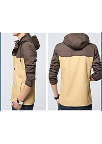 Áo Khoác Nam Kaki Phối Nón Phong Cách Hàn Quốc Cao Cấp AK38