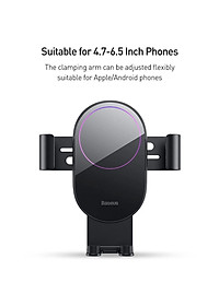 Gía đỡ điện thoại gắn taplo hoặc kính lái ô tô nhãn hiệu Baseus SUYL-JY01 - Hàng Nhập Khẩu