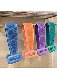 Đai Chà Lưng Silicon Massage Thư Giản Khi Tắm Dùng Cho Mọi Gia Đình - Giao Màu Ngẫu Nhiên