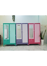 Tủ sắt đựng quần áo ngang 0.9m cao 1m8