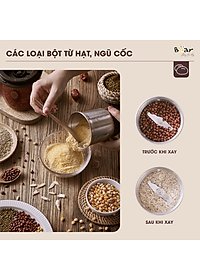 Máy Xay Cà Phê, Máy Xay Hạt Thực Phẩm Khô Đa Năng BEAR MDJ – A02G3 Chế Độ Xay Cực Êm Dung Tích 200 ML Công Suất 200 W- Hàng Chính Hãng