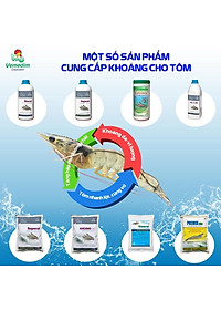 Vime EDTA - Dùng trung hòa các ion kim loại nặng ao nuôi, hẹ phèn ao nuôi, gói 1kg