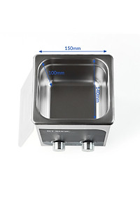 Máy rửa siêu âm GTsonic T2 – 2L, công nghệ sóng siêu âm hiện đại, làm sạch nhanh mọi vết bẩn, vết hoen ố và cặn bám trên bề mặt sản phẩm, phù hợp trang sức, mắt kính, đồng hồ, linh kiện điện tử – Hàng chính hãng